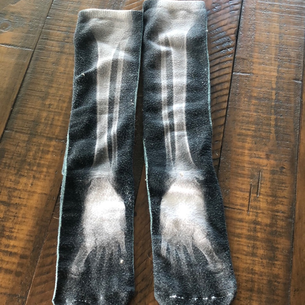 Adult sized Skeleton socks